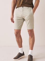Bone Neutral Slim Stretch Chino Shorts - Image 1 of 9