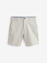 Bone Neutral Slim Stretch Chino Shorts - Image 6 of 9