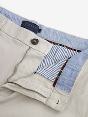 Bone Neutral Slim Stretch Chino Shorts - Image 7 of 9