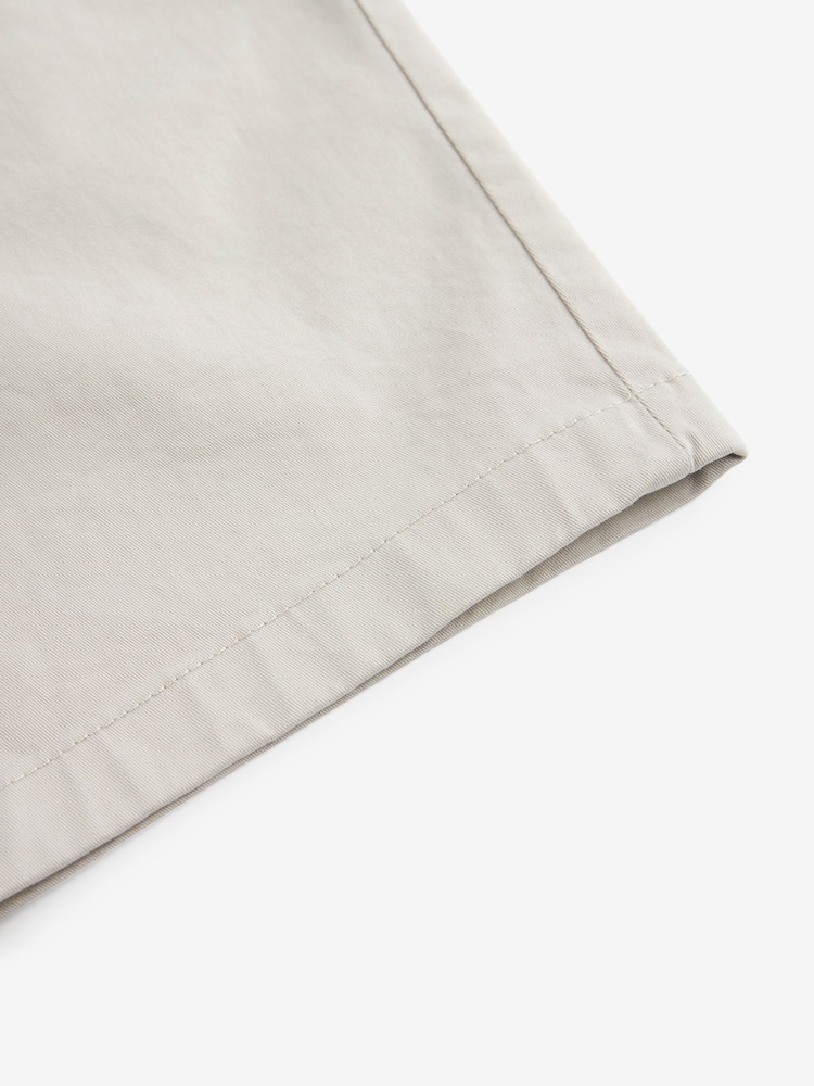 Bone Neutral Slim Stretch Chino Shorts - Image 9 of 9