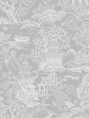 Graham & Brown Grey Basuto 10M Wallpaper - Image 3 of 3