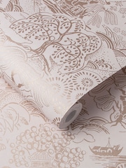 Graham & Brown Pink Basuto 10M Wallpaper - Image 2 of 3