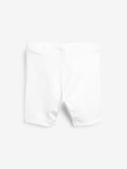White Cycle Shorts (3-16yrs) - Image 2 of 3