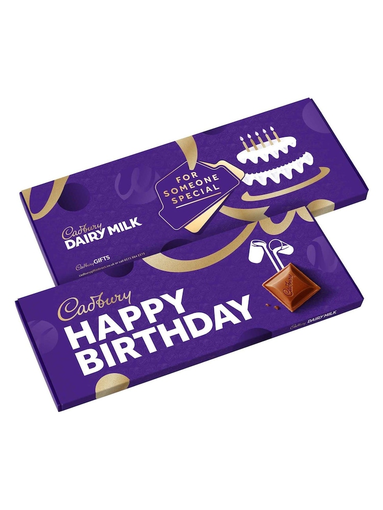 Cadbury Happy Birthday Dairy Milk Giant Chocolate Bar 850g - Image 2 of 2