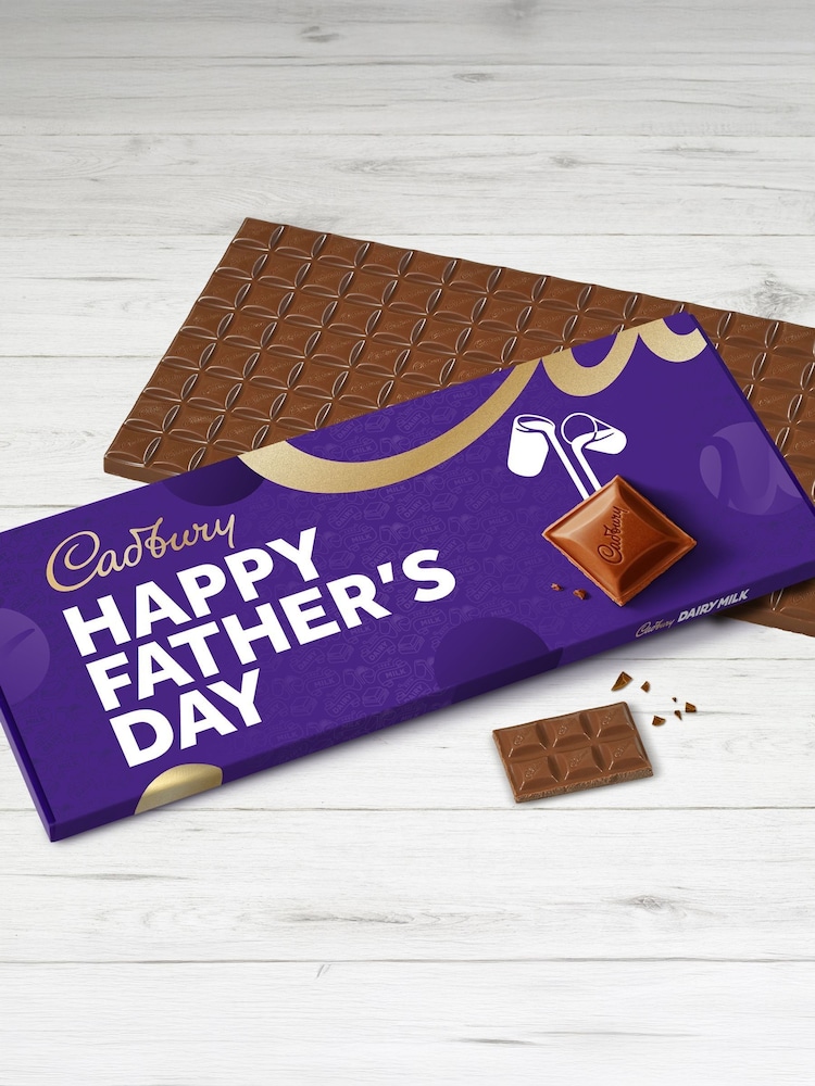 Cadbury Happy Father's Day Dairy Milk Giant Chocolate Bar 850g - Image 1 of 3