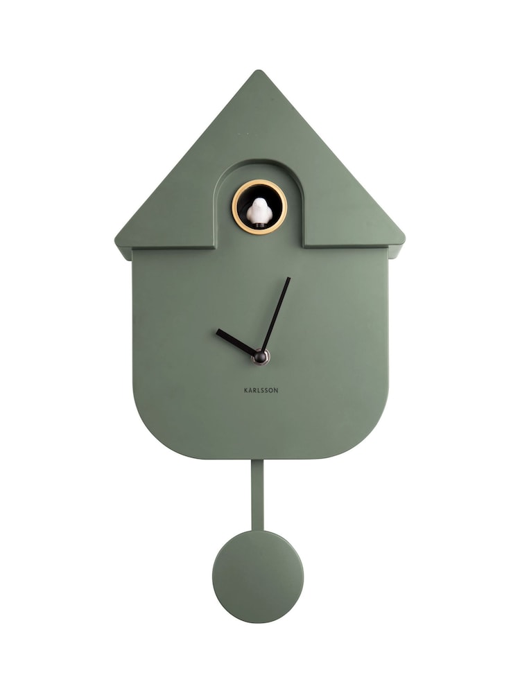Karlsson Green Cuckoo Alarm Clock - Image 1 of 4
