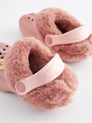 Pink Character Warm Lined Clog Slippers - Image 3 of 4