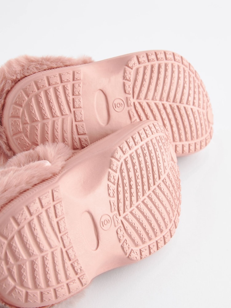 Pink Character Warm Lined Clog Slippers - Image 4 of 4