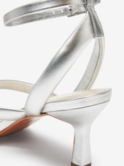 Silver Forever Comfort® Signature Padded Toe Post Sandals - Image 8 of 8