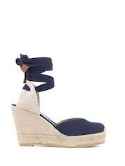 Blue Ladies Alyssa Wedge Espadrilles - Image 2 of 6