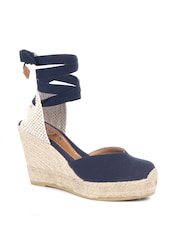Blue Ladies Alyssa Wedge Espadrilles - Image 4 of 6