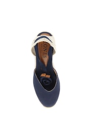 Blue Ladies Alyssa Wedge Espadrilles - Image 5 of 6