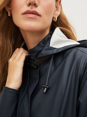 Ilse Jacobsen Loose Fit Waterproof A Shape Raincoat - Image 6 of 9