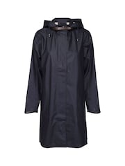 Ilse Jacobsen Loose Fit Waterproof A Shape Raincoat - Image 9 of 9