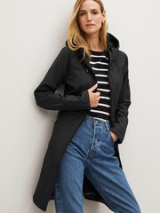 Ilse Jacobsen Waterproof Slim Fit Long Softshell Raincoat - Image 1 of 2