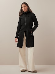 Ilse Jacobsen Waterproof Slim Fit Long Softshell Raincoat - Image 3 of 7