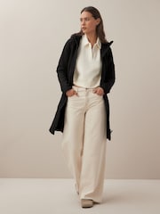 Ilse Jacobsen Waterproof Slim Fit Long Softshell Raincoat - Image 4 of 7