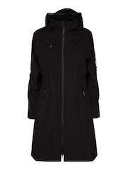 Ilse Jacobsen Waterproof Slim Fit Long Softshell Raincoat - Image 6 of 7