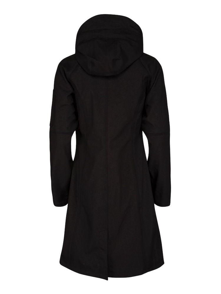 Ilse Jacobsen Waterproof Slim Fit Long Softshell Raincoat - Image 7 of 7