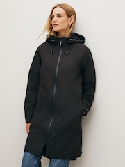 Ilse Jacobsen Waterproof A Line Softshell Raincoat - Image 1 of 9