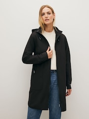 Ilse Jacobsen Waterproof A Line Softshell Raincoat - Image 2 of 9