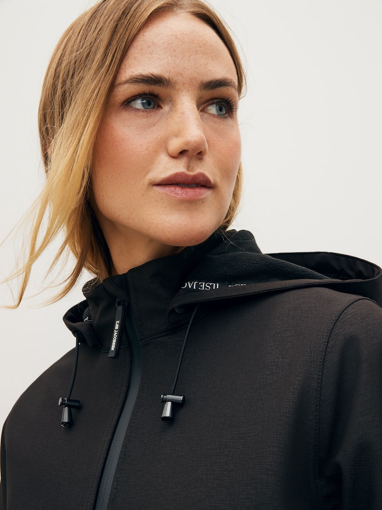 Ilse Jacobsen Waterproof A Line Softshell Raincoat - Image 4 of 9