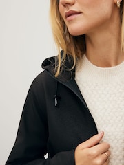 Ilse Jacobsen Waterproof A Line Softshell Raincoat - Image 5 of 9