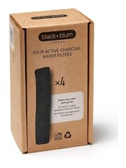 Black+Blum Black Set of 4 Active Charcoal Water Filters - Image 4 of 5