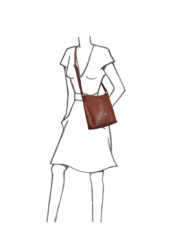 OSPREY LONDON The Rita Leather Cross-Body Bag - Image 5 of 5