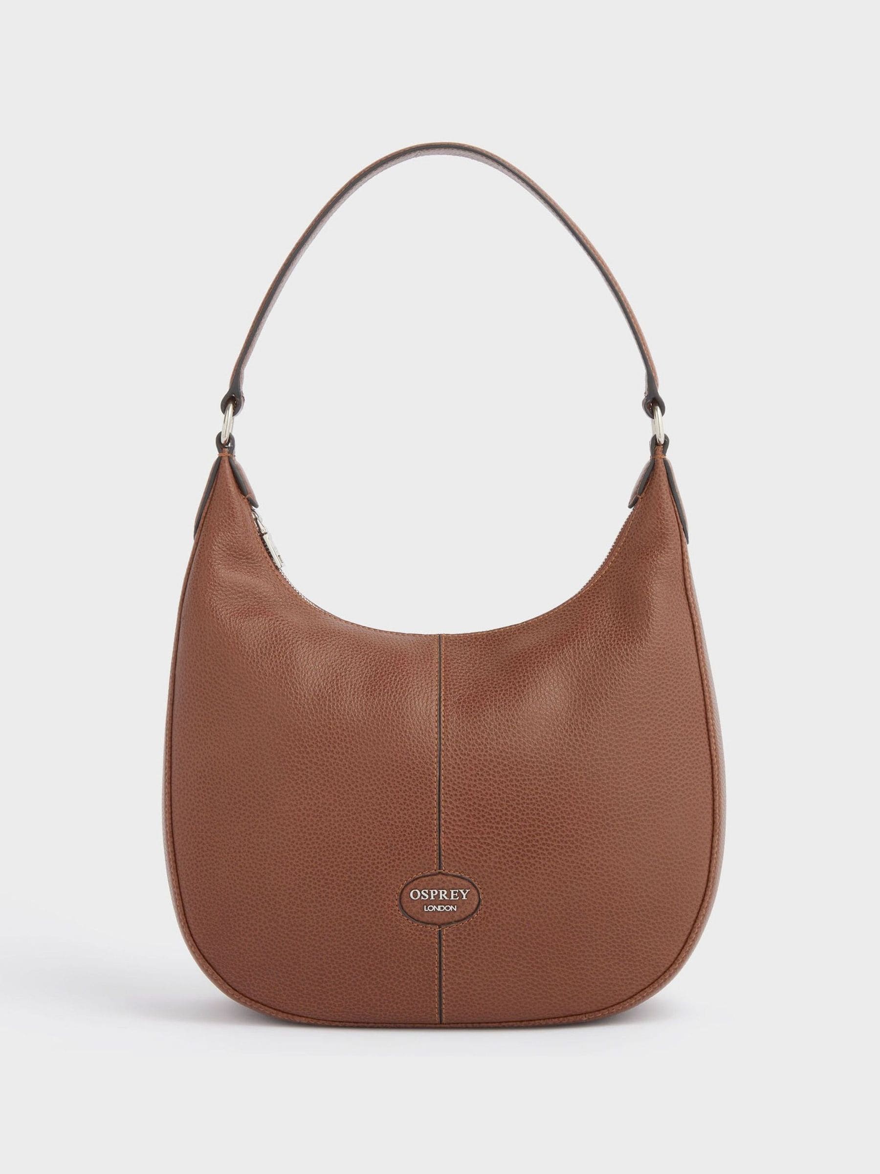 OSPREY LONDON The Rita Leather Hobo Bag