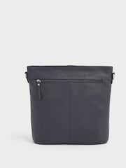 OSPREY LONDON Grainy Hide Leather Levisham Cross-Body Bag - Image 5 of 6