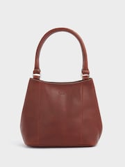 OSPREY LONDON Oily Saddle Leather Narissa Small Hobo Bag - Image 1 of 4