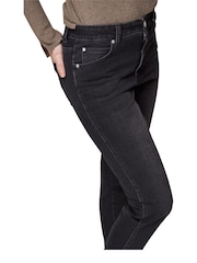 Whistles Slim Frayed Detail Jeans - Image 2 of 4