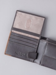 Lakeland Leather Brown Stitch Leather Bi-Fold Wallet - Image 5 of 7