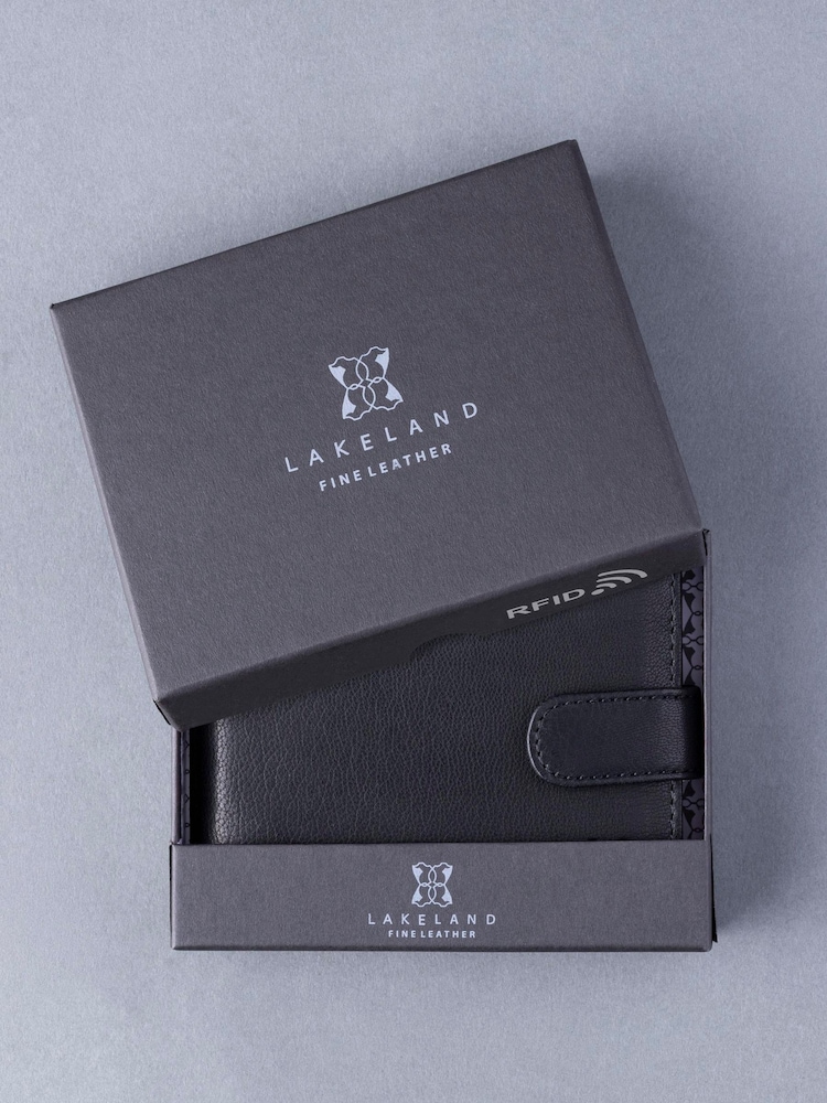 Lakeland Leather Black Burneside Wallet - Image 6 of 6