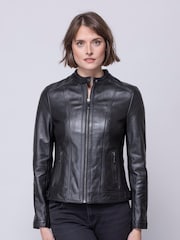 Lakeland Leather Black Thorpe Leather Jacket - Image 3 of 9
