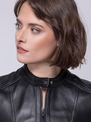 Lakeland Leather Black Thorpe Leather Jacket - Image 5 of 9