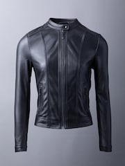 Lakeland Leather Black Thorpe Leather Jacket - Image 6 of 9