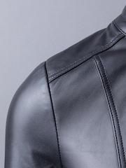 Lakeland Leather Black Thorpe Leather Jacket - Image 7 of 9