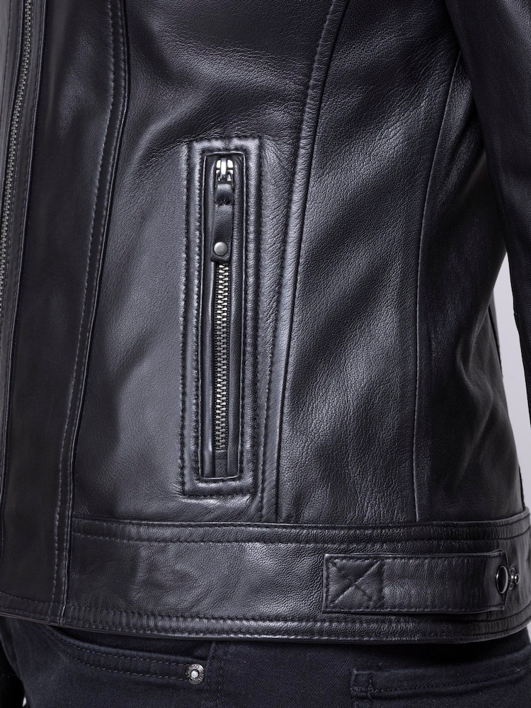 Lakeland Leather Black Thorpe Leather Jacket - Image 8 of 9