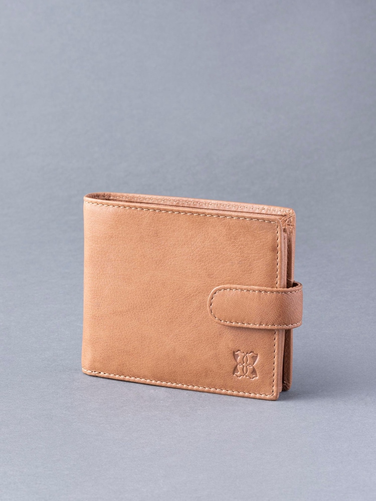 Коньячно-коричневый - Lakeland Leather Burneside Wallet - Image 1 of 3