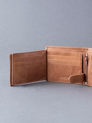Lakeland Leather Cognac Brown Burneside Wallet - Image 5 of 14