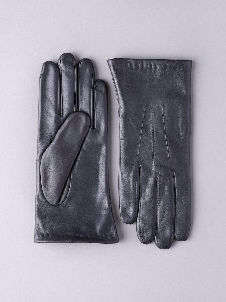 أسود - قفازات جلد كلاسيكية جلد Becky من Lakeland Leather - صورة 1 من 3
