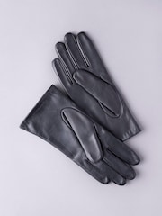 أسود - قفازات جلد كلاسيكية جلد Becky من Lakeland Leather - صورة 2 من 3