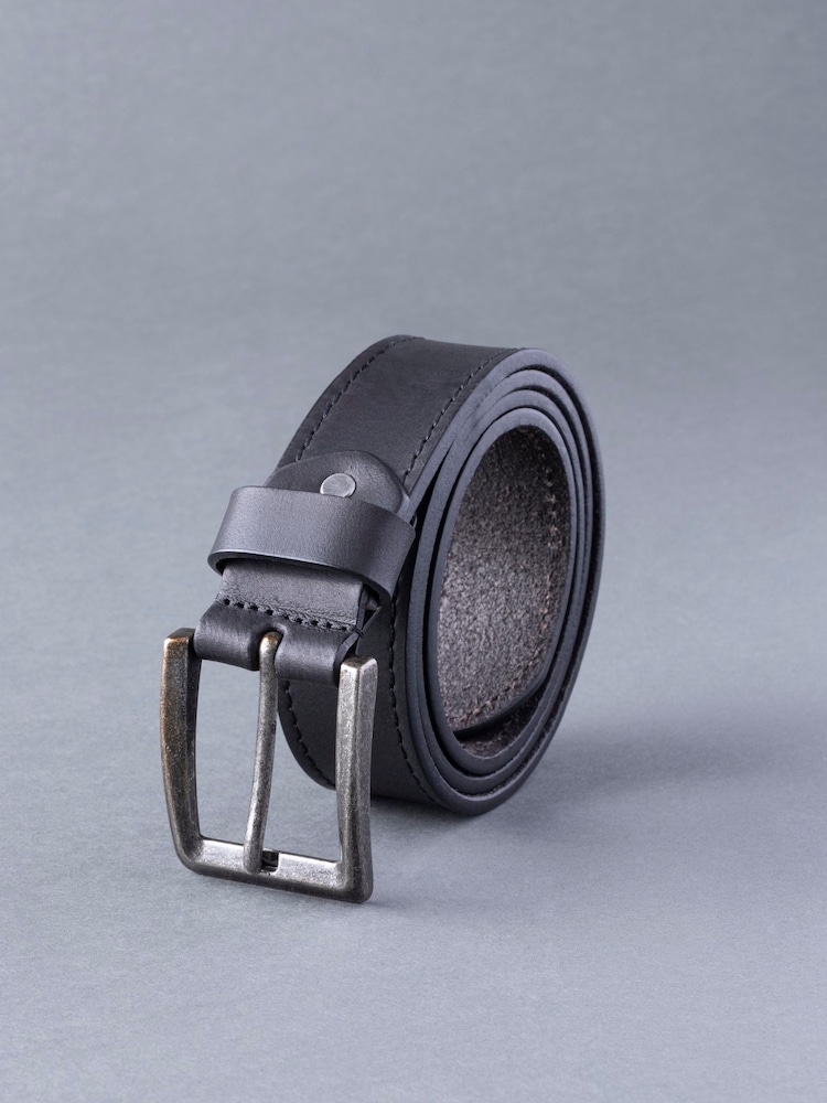 Lakeland Leather Black Eskdale Leather Belt - Image 2 of 3