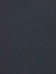 Navy Blue Skinny Fit Wool Blend Stretch Suit: Trousers - Image 2 of 2