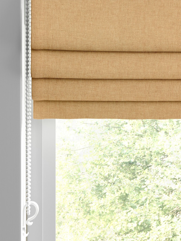 Laura Ashley Gold Easton Made To Measure Roman Blind - Image 2 of 6