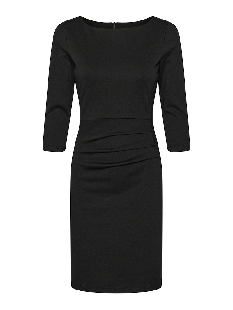 Kaffe Womens Black Kasara 3/4 Sleeve Slim Fit Dress - Image 15 of 15