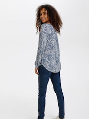 Kaffe Grey Geisa Long Sleeve Blouse - Image 2 of 6