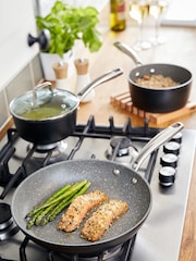 Stellar 5 Piece Grey Rocktanium Non Stick Saucepan Set - Image 2 of 2